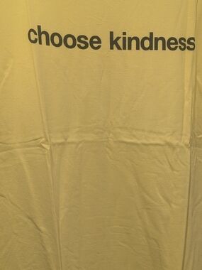 Choose Kindness Yellow Graphic Tee